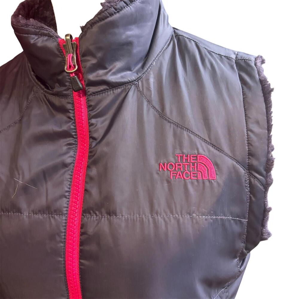 The North Face fleece reversible vest sz small - Picture 2 of 5